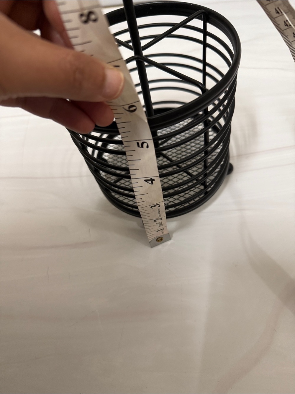 New Black Metal Spiral Napkin spoons Holder - Picture 4 of 5
